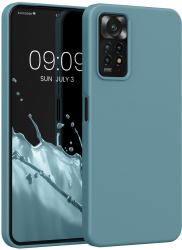 Husa Kwmobile pentru Xiaomi Redmi Note 11 Pro/Redmi Note 11 Pro 5G Silicon Verde 57373.207 