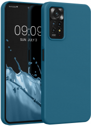 Husa Kwmobile pentru Xiaomi Redmi Note 11 Pro/Redmi Note 11 Pro 5G Silicon Verde 57373.57 