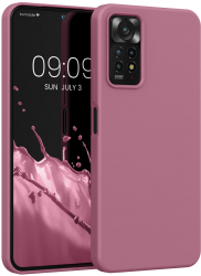 Husa Kwmobile pentru Xiaomi Redmi Note 11 Pro/Redmi Note 11 Pro 5G Silicon Violet 57373.167 