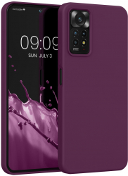 Husa Kwmobile pentru Xiaomi Redmi Note 11 Pro/Redmi Note 11 Pro 5G Silicon Violet 57373.187 