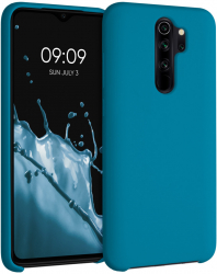 Husa Kwmobile pentru Xiaomi Redmi Note 8 Pro Silicon Albastru 50248.224 