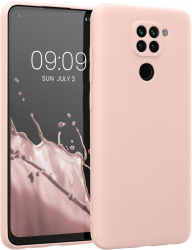 Husa Kwmobile pentru Xiaomi Redmi Note 9 Silicon Roz 52437.225 