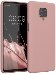 Husa Kwmobile pentru Xiaomi Redmi Note 9S/Redmi Note 9 Pro/Redmi Note 9 Pro Max Silicon Roz 52140.193 