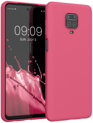Husa Kwmobile pentru Xiaomi Redmi Note 9S/Redmi Note 9 Pro/Redmi Note 9 Pro Max Silicon Roz 52140.238 