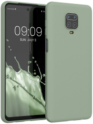 Husa Kwmobile pentru Xiaomi Redmi Note 9S/Redmi Note 9 Pro/Redmi Note 9 Pro Max Silicon Verde 52140.172 