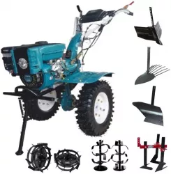 Motocultor Dakard HS1000BNEW 7CP cu Utilaje 