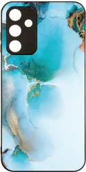 Husa BestCase Slim Glassy Comp Cu Samsung Galaxy A25 Blue Marble HD Colors Prot camera G 893 