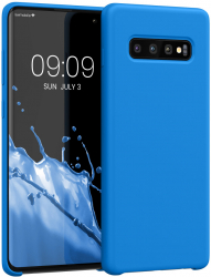 Husa Kwmobile pentru Samsung Galaxy S10 Plus Silicon Albastru 49028.157 