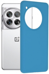 Husa pentru OnePlus 12 Techsuit Soft Edge Silicone Albastru Denim 