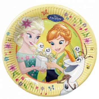 Set 16 farfurii din carton Disney Frozen 
