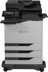 Copiator Profesional A4 Laser Color Lexmark CX820de Duplex ADF 50 ppm USB Retea by Gia Sistem 
