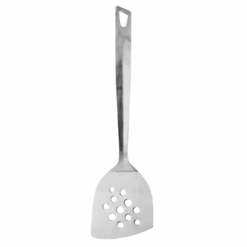 Flip Spatula cu orificii Fackelmann 40641 33 cm Carlig suspensie Inox Argintiu 