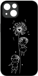 Husa BestCase Slim Glassy Comp Cu Apple iPhone 14 Plus Girl And Boy HD Colors Prot camera G 1049 