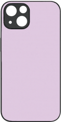 Husa BestCase Slim Glassy Comp Cu Apple iPhone 14 Plus Light Pink HD Colors Prot camera G 1417 