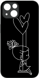 Husa BestCase Slim Glassy Comp Cu Apple iPhone 14 Plus My Little Girl HD Colors Prot camera G 1050 
