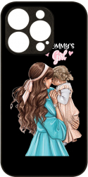 Husa BestCase Slim Glassy Comp Cu Apple iPhone 14 Pro Max Mommys Girl HD Colors Prot camera G 555 