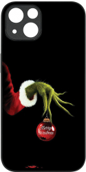 Husa BestCase Slim Glassy Comp Cu Apple iPhone 14 Plus Xmas Grinch HD Colors Prot camera G 1354 