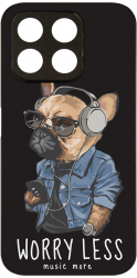 Husa BestCase Slim Glassy Comp Cu Honor X6 Be Cool Frenchie HD Colors Prot camera G 1093 