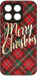 Husa BestCase Slim Glassy Comp Cu Honor X6 Merry Christmas HD Colors Prot camera G 1362 