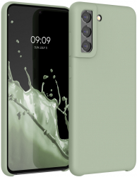 Husa Kwmobile pentru Samsung Galaxy S21 FE Silicon Verde 55487.172 