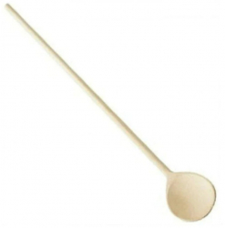 Lingura de gatit din lemn Fackelmann 30250 35 cm Rotunda Alb 