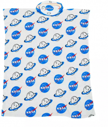 Perna si patura 2 in 1 pentru copii model Nasa 100 x 125 cm 