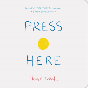 Press Here Board Book Edition - Herve Tullet Author 