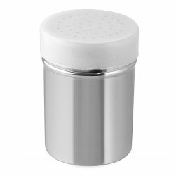 Pulbere cu capac Fackelmann 42967 8x6 cm Otel inoxidabil Argintiu 