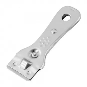 Scabber pentru curatarea plitei Fackelmann 60140 5 lame interschimbabile 13 cm Otel inoxidabil Argintiu 
