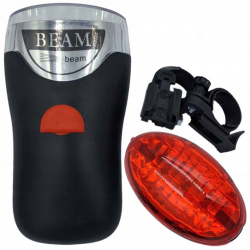 Set lumini bicicleta C54 fata si spate LED 