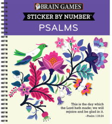 Brain Games - Sticker by Number Psalms - Publications International Ltd Aut 