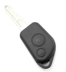Citroen / Peugeot - Carcasa cheie cu 2 butoane si suport de baterie 