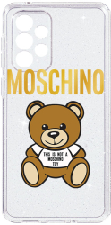 Husa BestCase Comp Cu Samsung Galaxy A33 5G Its Not a Moschino Bear Camera Prot 2MM Crystal Glitter Grey ST 880 
