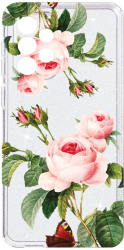 Husa BestCase Comp Cu Samsung Galaxy A52 Rose Camera Prot 2MM Crystal Glitter Grey ST 172 