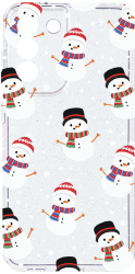 Husa BestCase Comp Cu Samsung Galaxy S22 Snowman Camera Prot 2MM Crystal Glitter Grey ST 351 