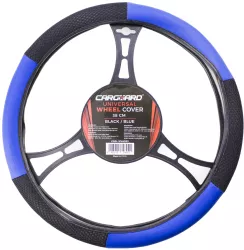 Husa volan auto - negru / albastru - CARGUARD 