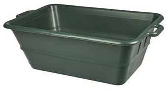 Lighean Dreptunghiular cu Manere 80 litri Plastic Verde 
