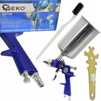 Pistol vopsit pneumatic 1 5mm HVLP pahar vas 1000ml G01186 