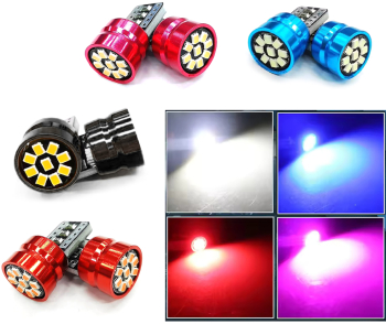 Set 2 x Becuri auto LED T10 5W canbus 4 modele 