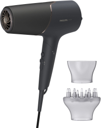 Uscator de par Philips BHD538/30 2300W tehnologie ThermoShield ingrijire cu ioni 3 setari de temperatura 2 setari de viteza difuzor cap de 