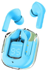 Casti Wireless In-Ear TWS cu Bluetooth V5.3 Microfon HD Control Tactil Afisaj Digital Tehnologie de Anulare a Zgomotului ANC-ENC Functi 