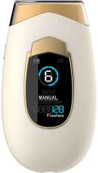 Epilator Smart IPL Epilare Definitiva Display LCD 6 Trepte de Intensitate 990.000 Pulsatii Mod Automat si Manual Accesorii Incluse Be 