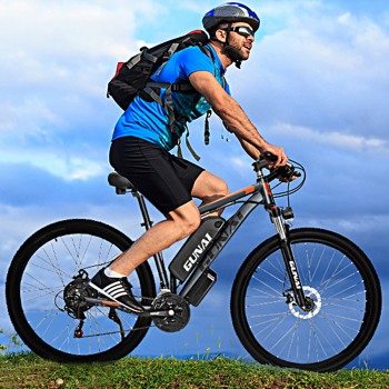 GUNAI GN29 Bicicleta electrica 48V 15Ah Baterie 750W Motor 29X2.1inch Cauciucuri 50-90KM Kilometraj 130KG Sarcina maxima 