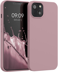 Husa Kwmobile pentru Apple iPhone 13 Silicon Roz 55948.193 