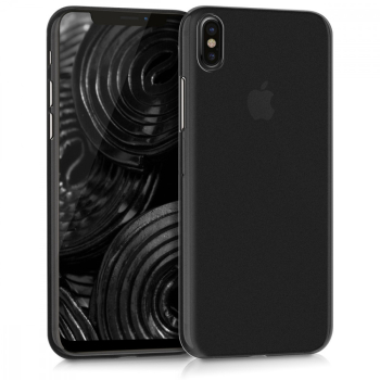 Husa Kwmobile pentru Apple iPhone X/iPhone XS Plastic Negru 42506.01 