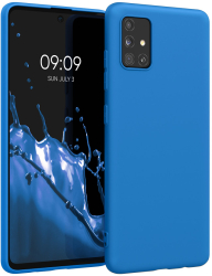 Husa Kwmobile pentru Samsung Galaxy A51 Silicon Albastru 51196.157 