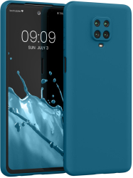 Husa Kwmobile pentru Xiaomi Redmi Note 9S/Redmi Note 9 Pro/Redmi Note 9 Pro Max Silicon Albastru 56562.224 