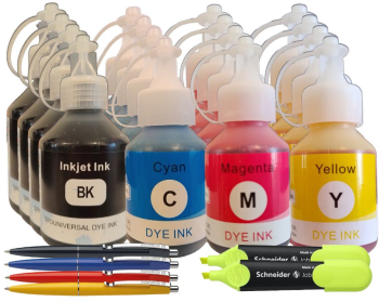 Set Cartus Cerneala Speed Compatibil Brother 4xBTD60BK Negru 4xBT5000C Cyan 4xBT5000M Magenta 4xBT5000Y Galben 88400 pagini 4buc Pix Schnei 