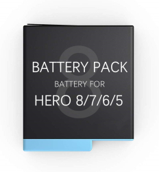 Baterie reincarcabila compatibil cu GoPro Hero 8 Hero 7 Hero 6 Hero 5 1220 mAh 
