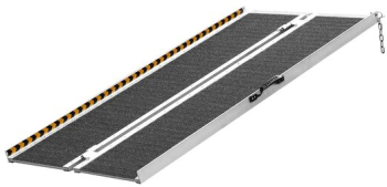 Rampa portabila si pliabila din Aluminiu dimensiune 121.8 x 73.7 x 5.1 cm cu manere pentru transport 